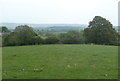 A view south from near the entrance drive to Grace Dieu Court NW of Dingestow