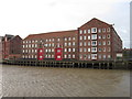 Warehouse 18 on the banks of the River Hull