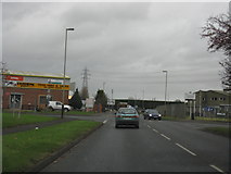 SO9324 : Swindon Road at Kingsditch  Industrial Estate by Peter Whatley