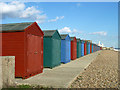 Beach huts, West Marina