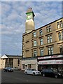 Clock tower on Stock Street