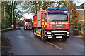 Mid Devon : Country Road & Fire Vehicles