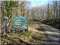 SU9113 : Entrance to Charlton Forest by Robin Webster