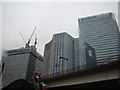 View of the State Street and Barclays buildings from Fraser Place