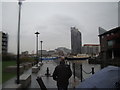 View of Poplar Dock from Blackwall Dock