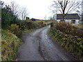 Farm track heading south from Hoddlesden