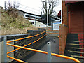 Ramp up to Harringay Green Lanes station