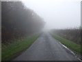 Eryholme Lane heading south 