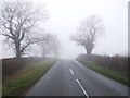 Minor road towards Great Smeaton