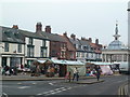 TA0339 : Beverley market place and cross by Chris Allen