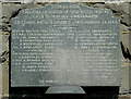 War memorial on the chapel in Bwlch-Llan, Ceredigion