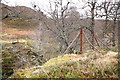 NH3800 : Remains of Footbridge over the Allt Lagan a' Bhainne by Doug Lee