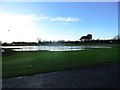 Flooded park at Chester-le-Street