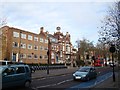 View of George Lansbury House from Mile End Road