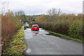 Flooded road into Wytham from Wolvercote