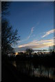 TQ3065 : Waddon Ponds, winter late afternoon by Christopher Hilton