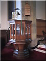 NY9171 : St. Peter's Church, Humshaugh - pulpit by Mike Quinn