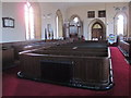 NY9171 : St. Peter's Church, Humshaugh - interior, showing box pews by Mike Quinn