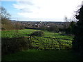 View to Pershore Abbey from Allesborough Hill