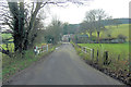 Unnamed lane crosses River Meon at Drayton