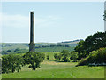 Pasture and tower near Betws Bledrws, Ceredigion