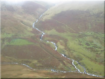 NY2927 : Roughten Gill, seen from across the Glenderaterra Valley by Graham Robson