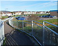 Path from Pyle railway station approaches Beach Road