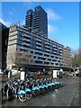 Boris bikes on Hampstead Road