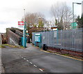 Entrance to Dingle Road railway station, Penarth