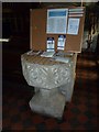 Church of the Holy Rood, Wool: font