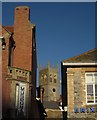 Towards the church tower, Brixham