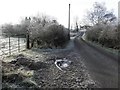 Icy along Skreen Road