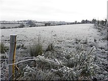 H3965 : Frosty fields, Glennan by Kenneth  Allen