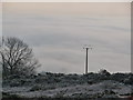 View from Clee Hill on a foggy morning