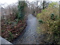 Afon Lwyd flows away from Station Road, Cwmbran