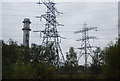 Pylons near Enfield Power Station