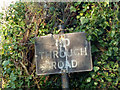 TL7907 : No through road sign by Robin Webster
