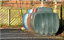 J4569 : Recycling bins, Comber by Albert Bridge