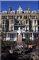 The statue of architect Edward Welby Pugin