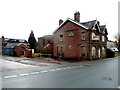 Fire-damaged derelict Railway Tavern, Cinderford