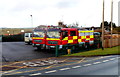 SO6514 : Two Cinderford fire engines by Jaggery