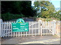SO7680 : A pedestrian entrance to Arley Arboretum & Gardens, Upper Arley by Jaggery
