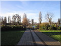 Pickering Park from Lakeside Grove, Hull