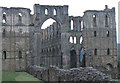SE5785 : Rievaulx Abbey, looking down the nave from the west front by Christopher Hilton
