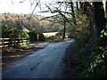 Towards the bottom of Old Town Hill, east of Ilsington