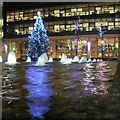 Christmas tree in Brindley Place