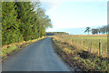 Minor road near Lintrose House