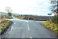 Road junction near Lintrose House