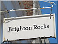 Sign for Brighton Rocks, Rock Place, BN2