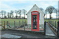 Telephone box and exchange at Careston